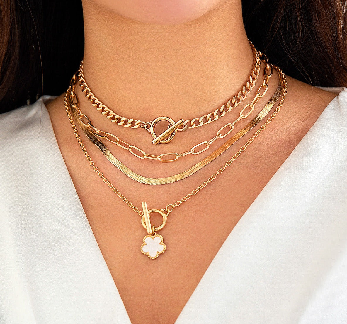Retro Snake Chain Necklace